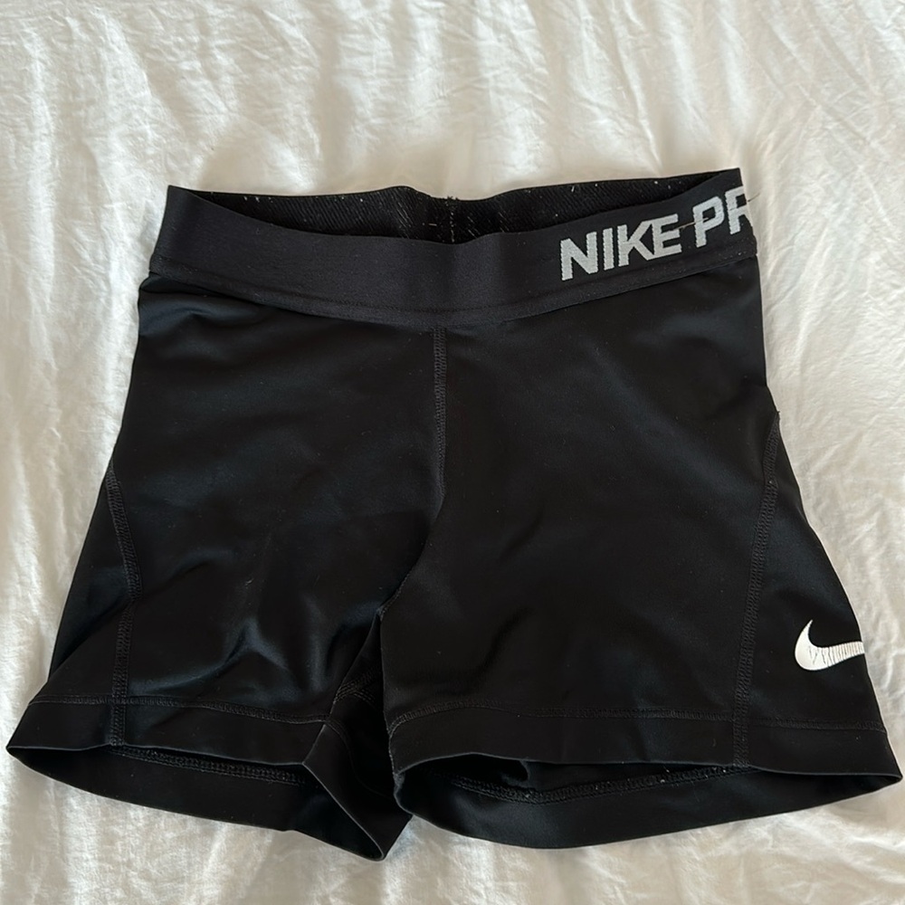 Black Nike Pro shorts